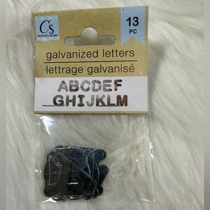 🌈10/$5 Galvanized Metal Letters